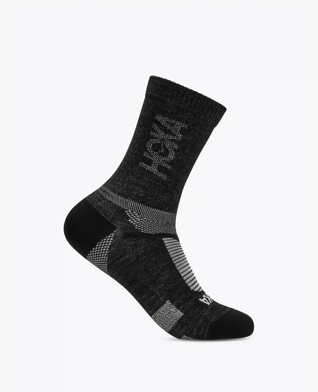 Merino Crew Sock:River Rock Grey:S
