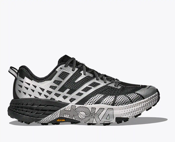 Stealth/Tech Speedgoat 2:Morning Dew / Cliff Grey:M4/W5