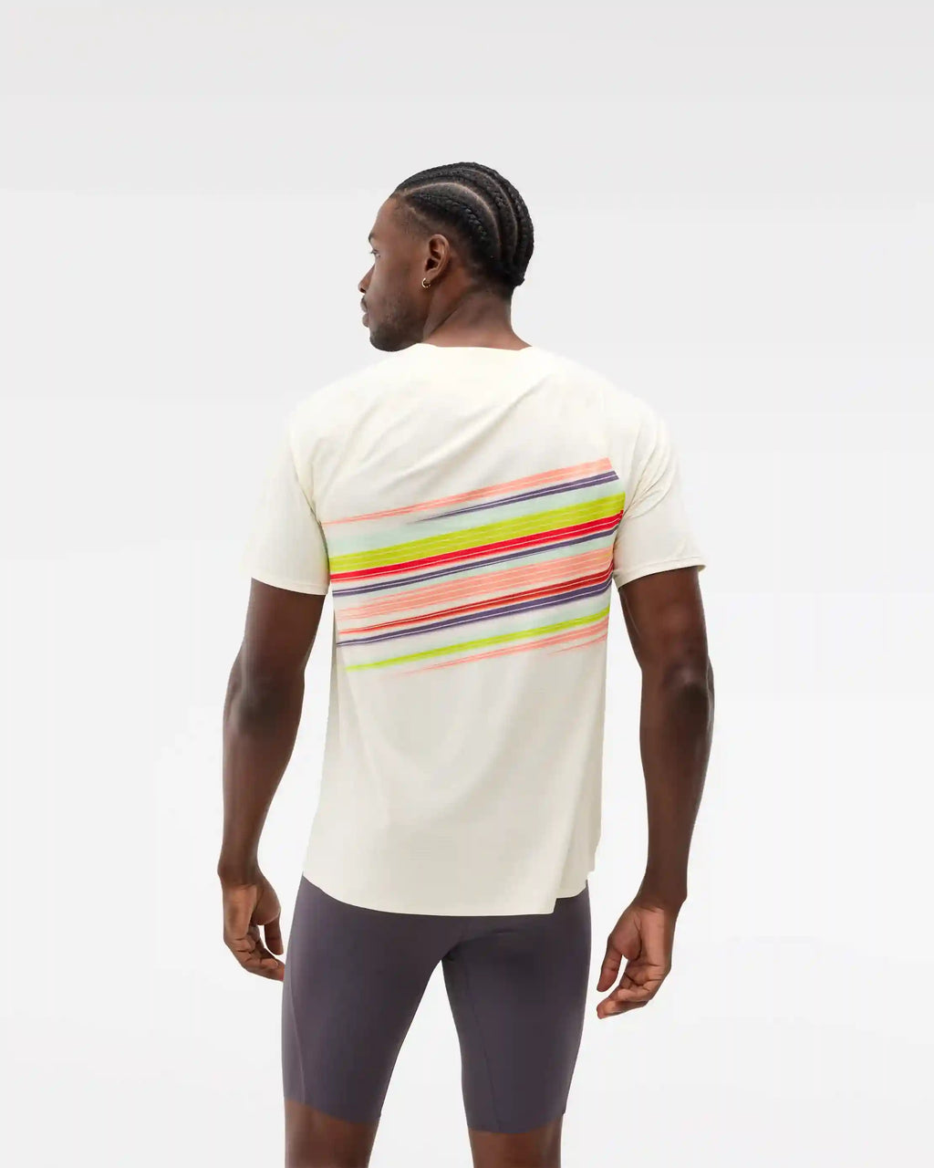 Race Day Short Sleeve:Hoka Citrus Prt:XS