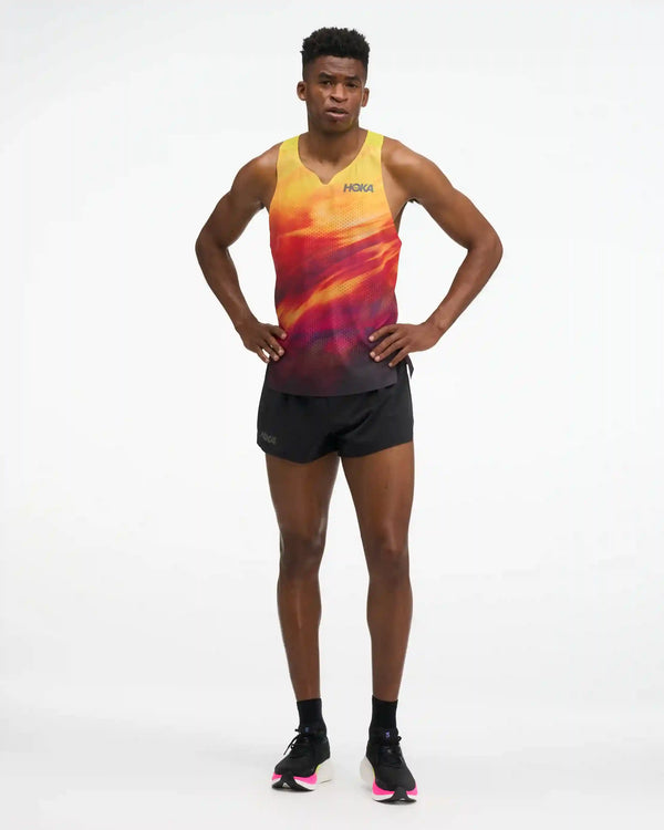 Race Day Singlet:Alabaster Flare:XS