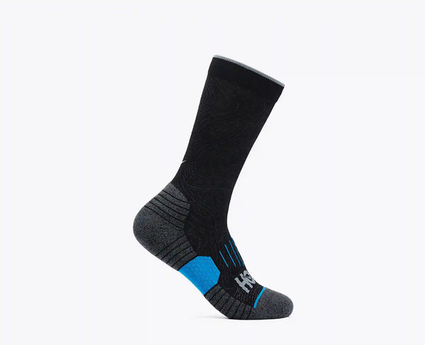 Crew Run Sock 3-Pack:Hazy Blue / Soft Cobalt / Night Glw Blue:S
