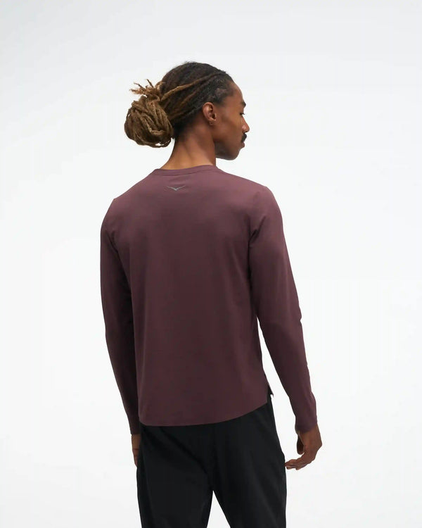 EveryRun Long Sleeve:Deep Mauve:XS