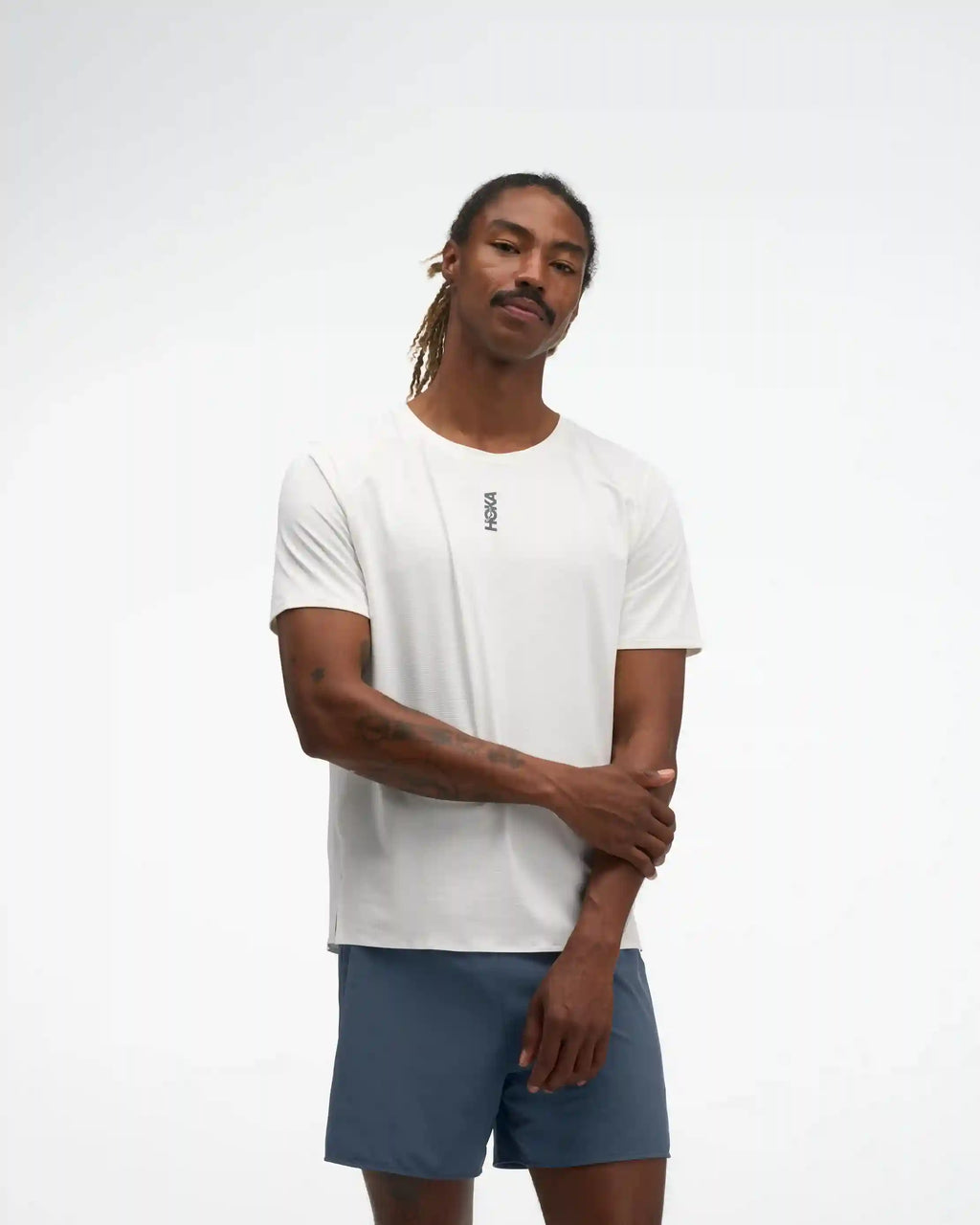 EveryRun Short Sleeve:Varsity Navy / Gold:XS