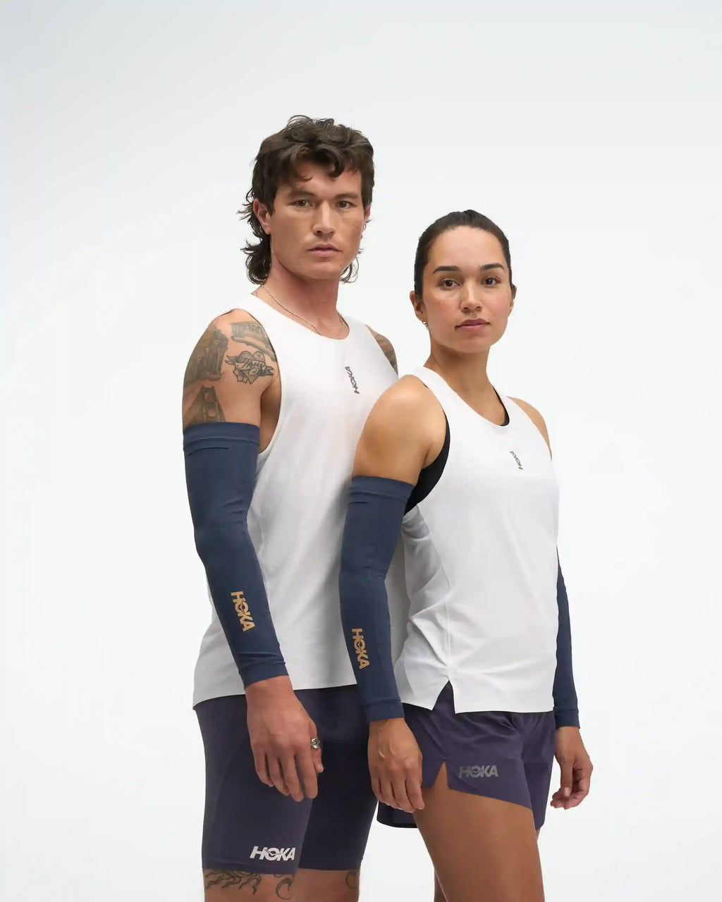 Race Day Arm Sleeve:Varsity Navy / Gold:XXS