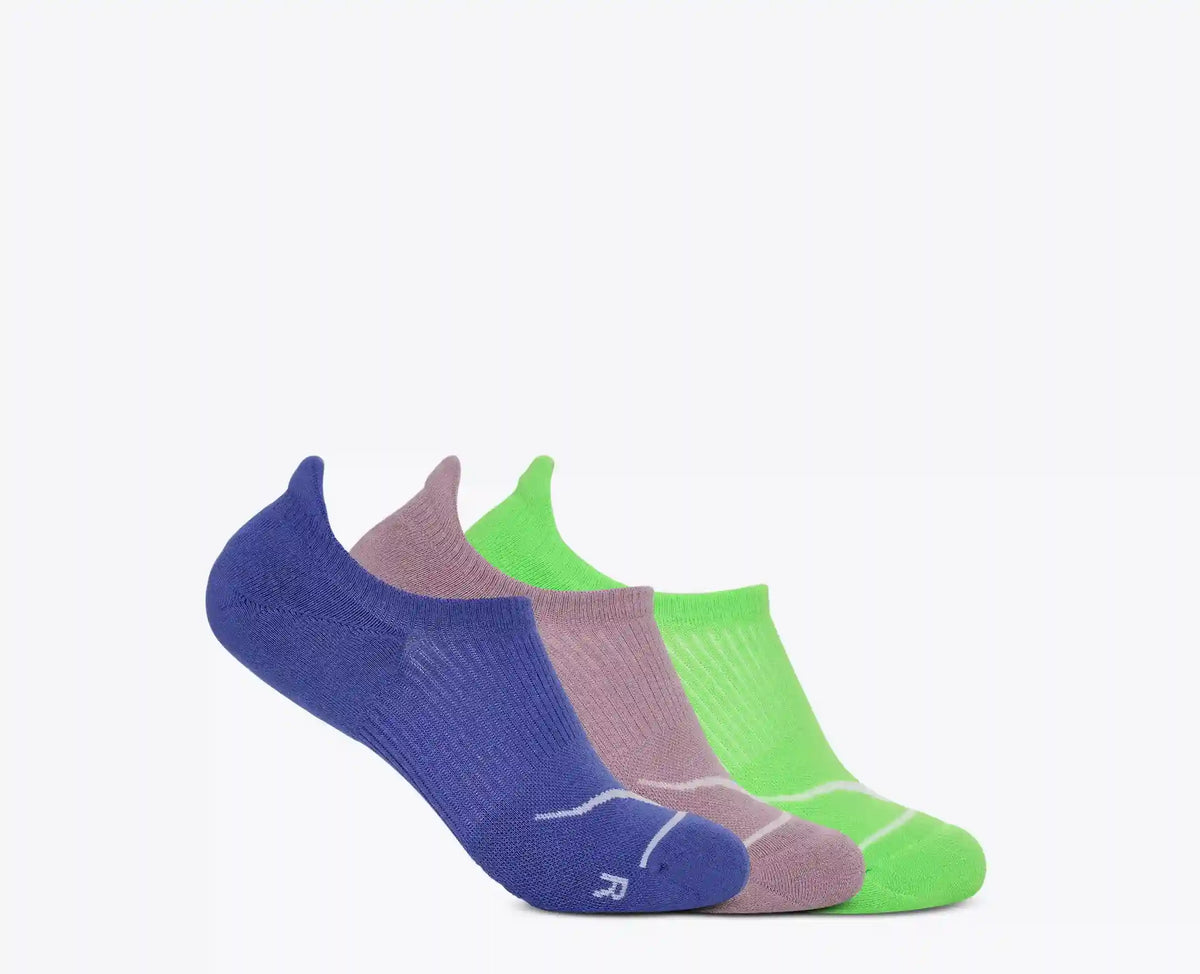Invisible Sock 3 Pk:Celstl Blue / Fragrt Lilac / Neon Grn:S Main image