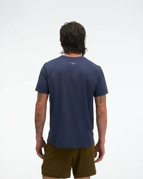 EveryRun Short Sleeve:Varsity Navy / Gold:XS