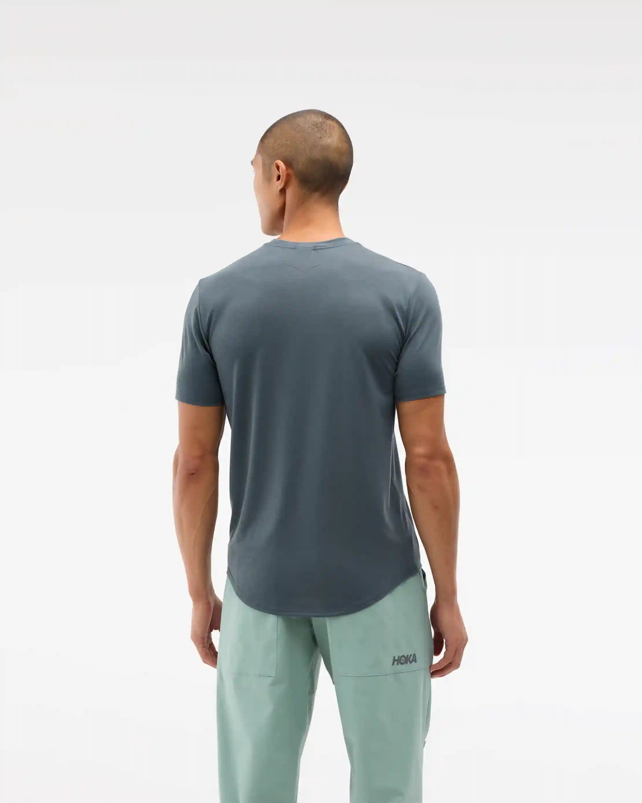 Hoka Essential Tee:Faded Navy:XS Secondary image
