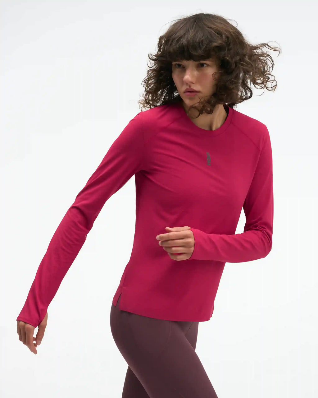 EveryRun Long Sleeve:Red Agate:XS