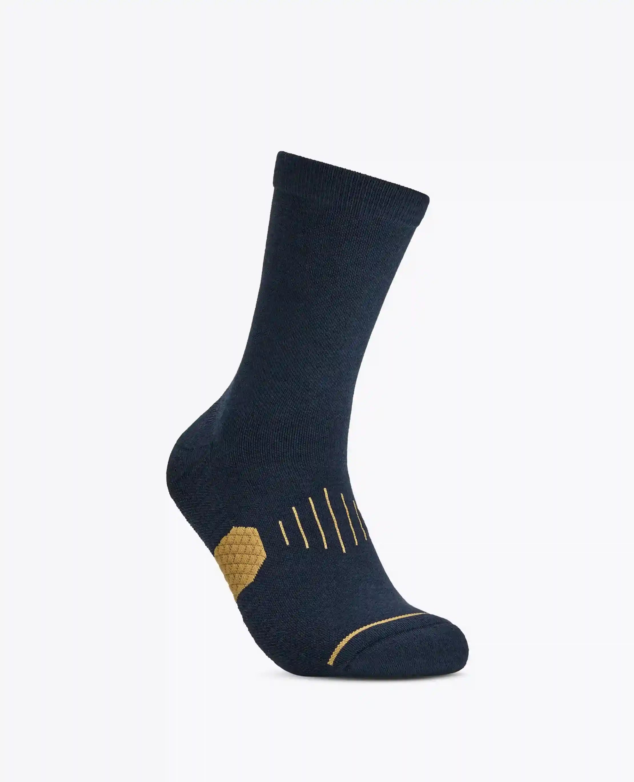 Gpx Crew Run Sock:Varsity Navy / Gold:S Secondary image
