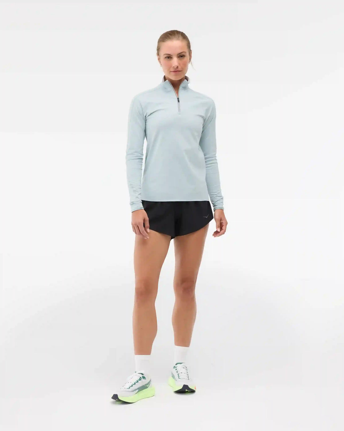 GlideTech Quarter Zip:Mineral Blue:XS