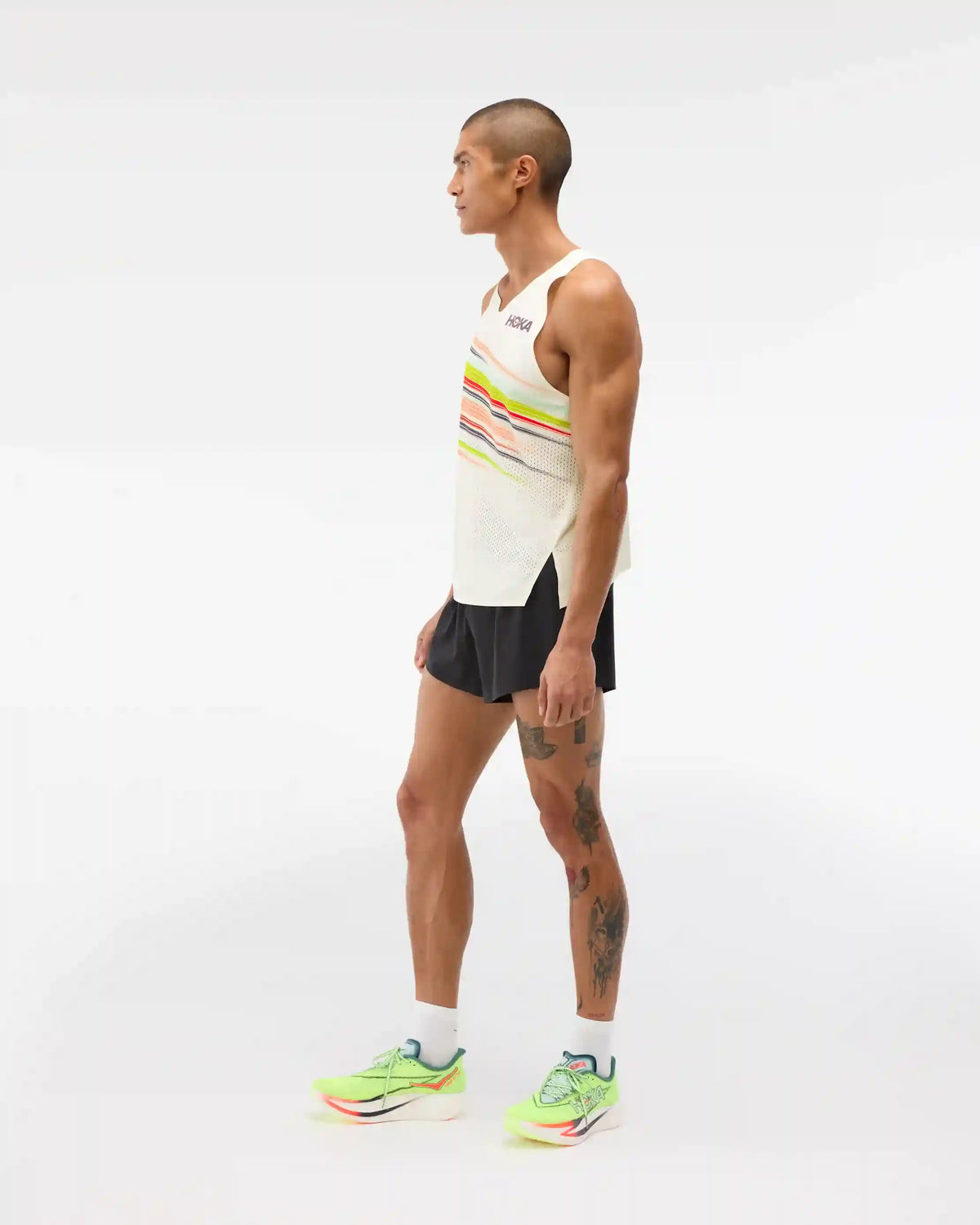 Race Day Singlet:Alabaster Flare:XS