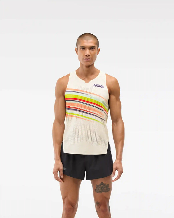 Race Day Singlet:Alabaster Flare:XS