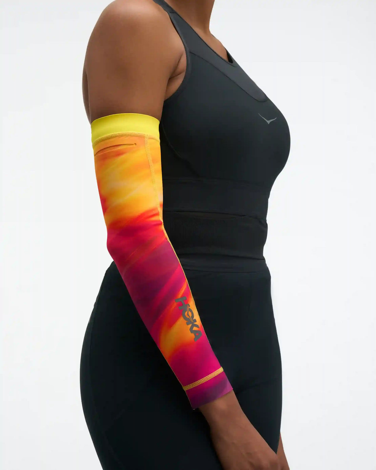 Race Day Arm Sleeve:Varsity Navy / Gold:XXS