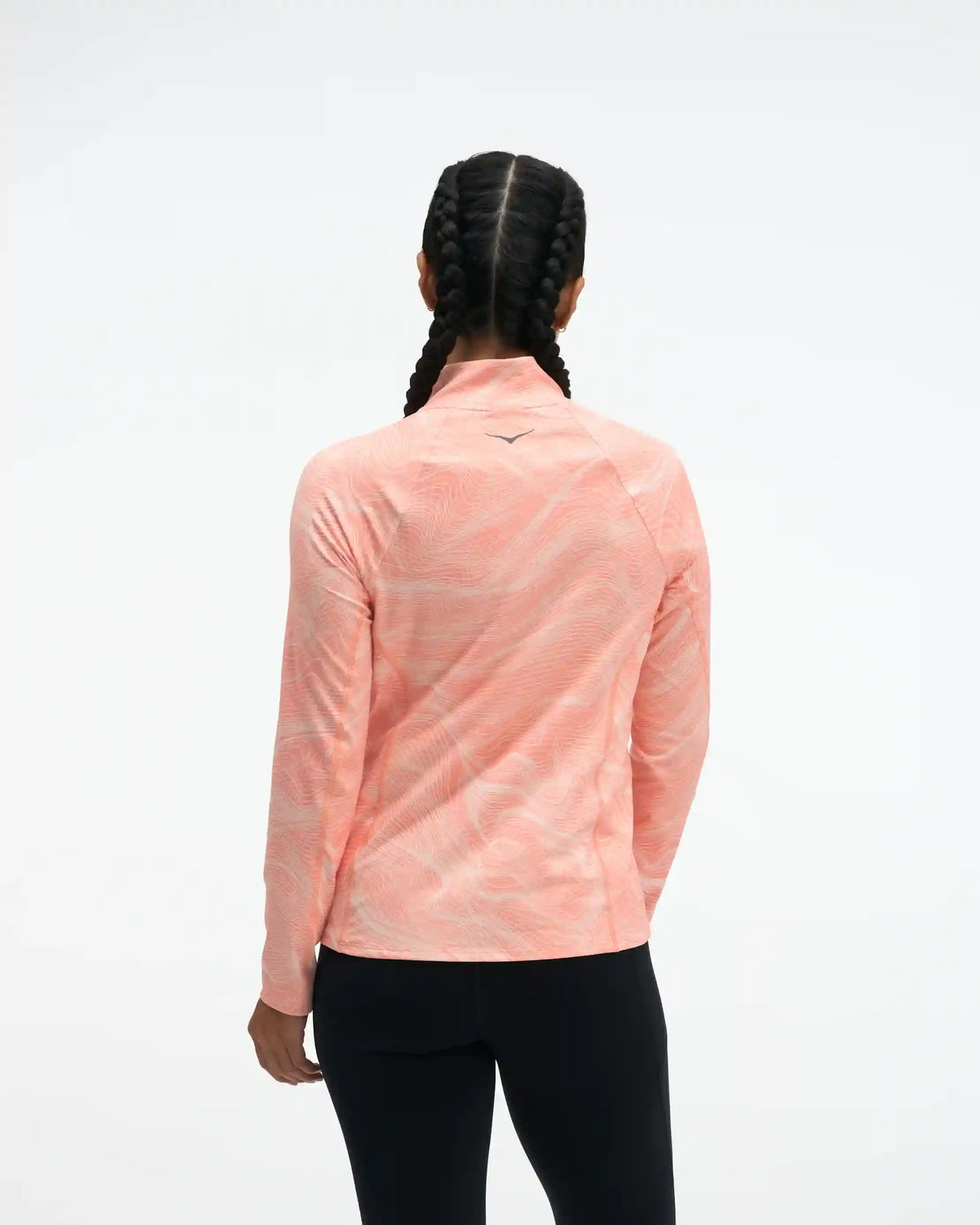 SkyForm Half Zip:Black Htr:XS