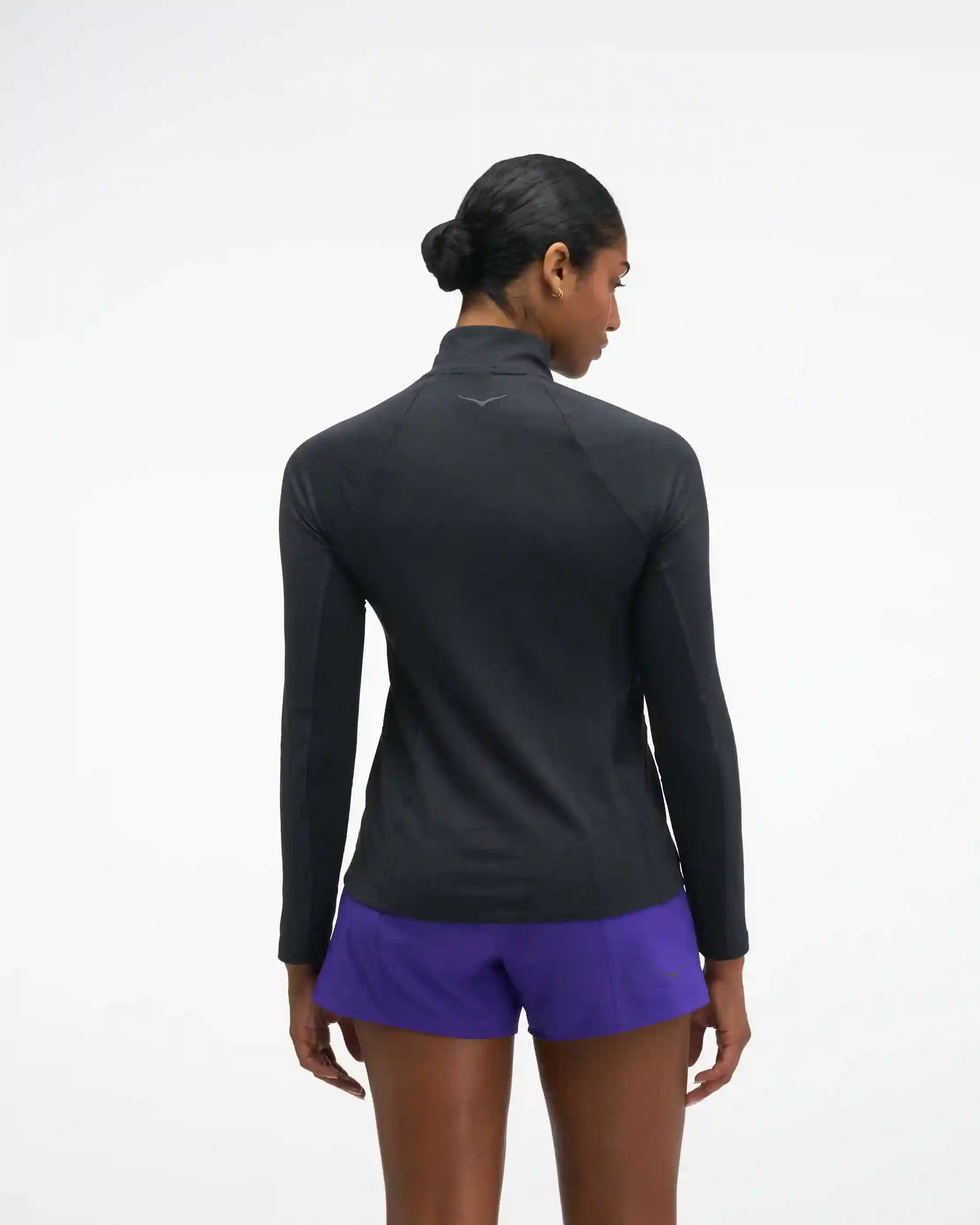 SkyForm Half Zip:Black Htr:XS Secondary image