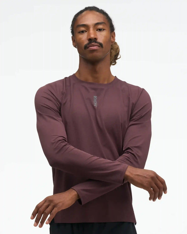 EveryRun Long Sleeve:Deep Mauve:XS