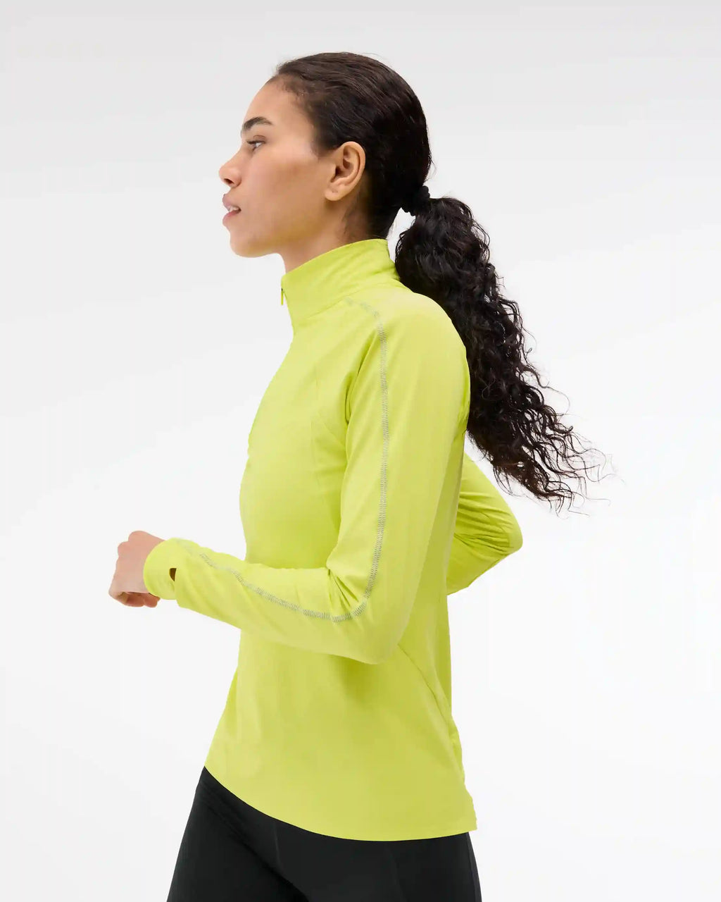 GlideTech Quarter Zip:Mineral Blue:XS