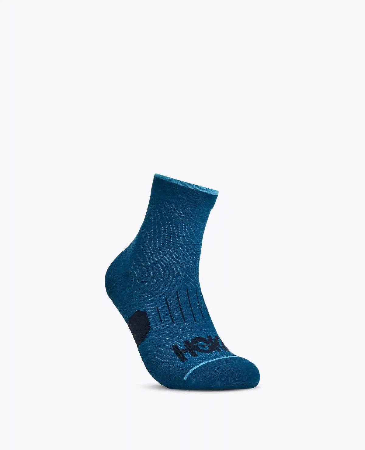 Quarter Run Sock:Night Glow Blue:S