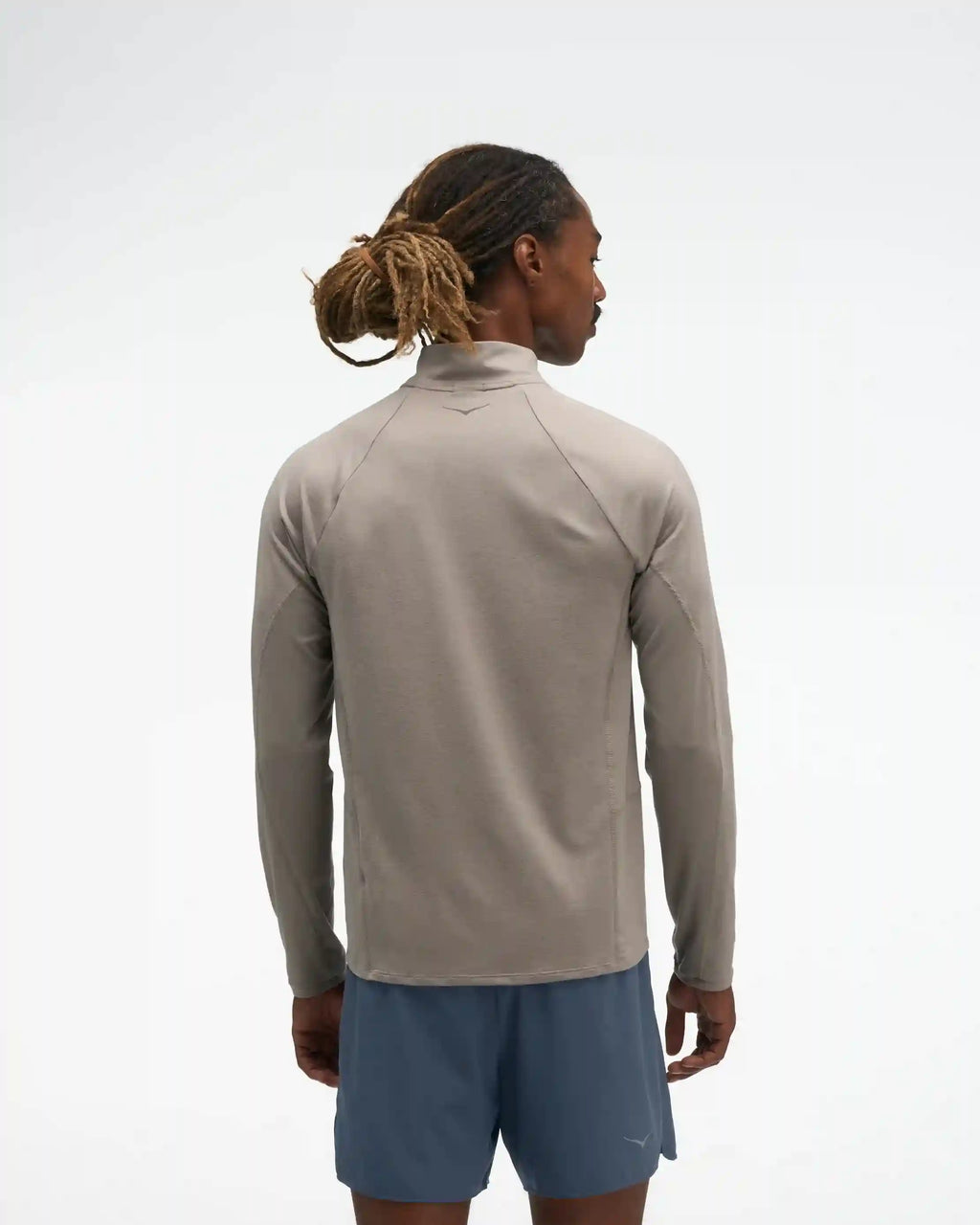 SkyForm Half Zip:Pebble Grey Htr:XS
