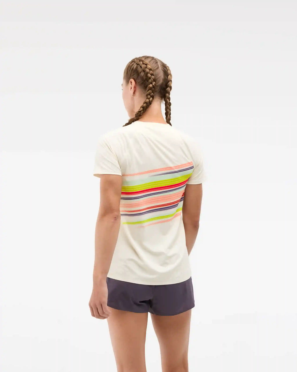 Race Day Short Sleeve:Alabaster Flare:XS
