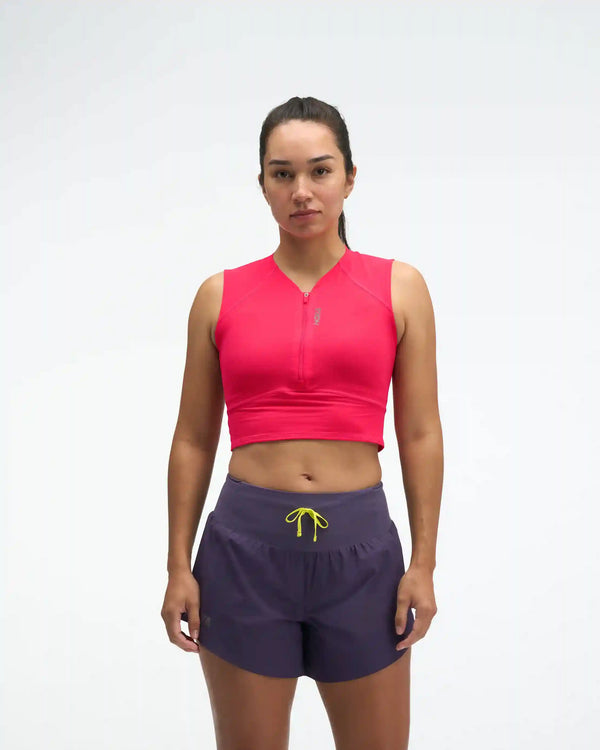 SkyBreeze Crop Tank:Hoka Citrus:XS