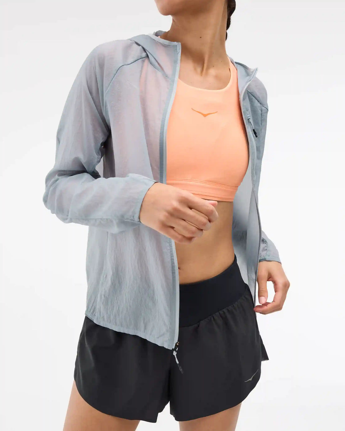 Skyflow Jacket:Neon Cantaloupe:XS