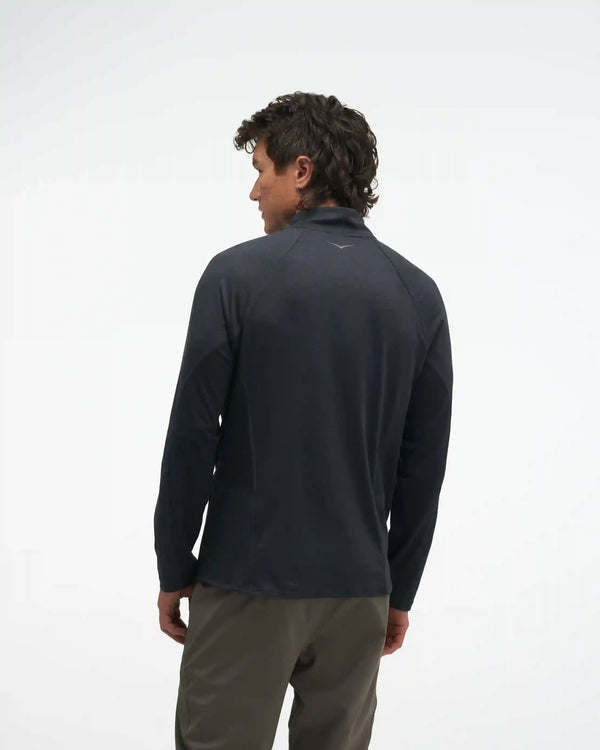 SkyForm Half Zip:Pebble Grey Htr:XS
