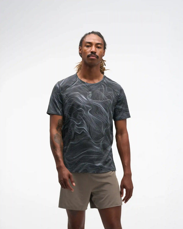 EveryRun Short Sleeve:Varsity Navy / Gold:XS