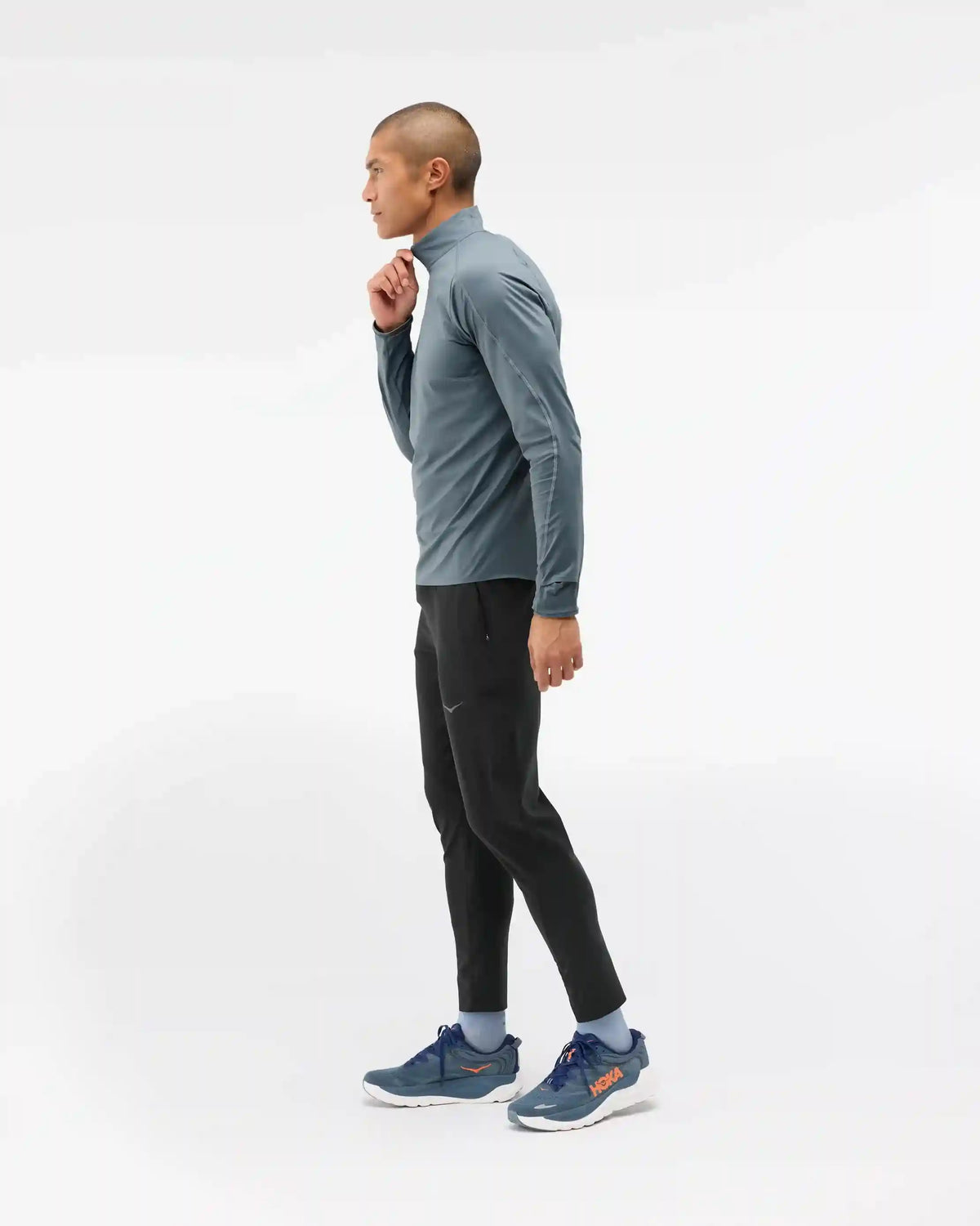 GlideTech Quarter Zip:Faded Navy:XS