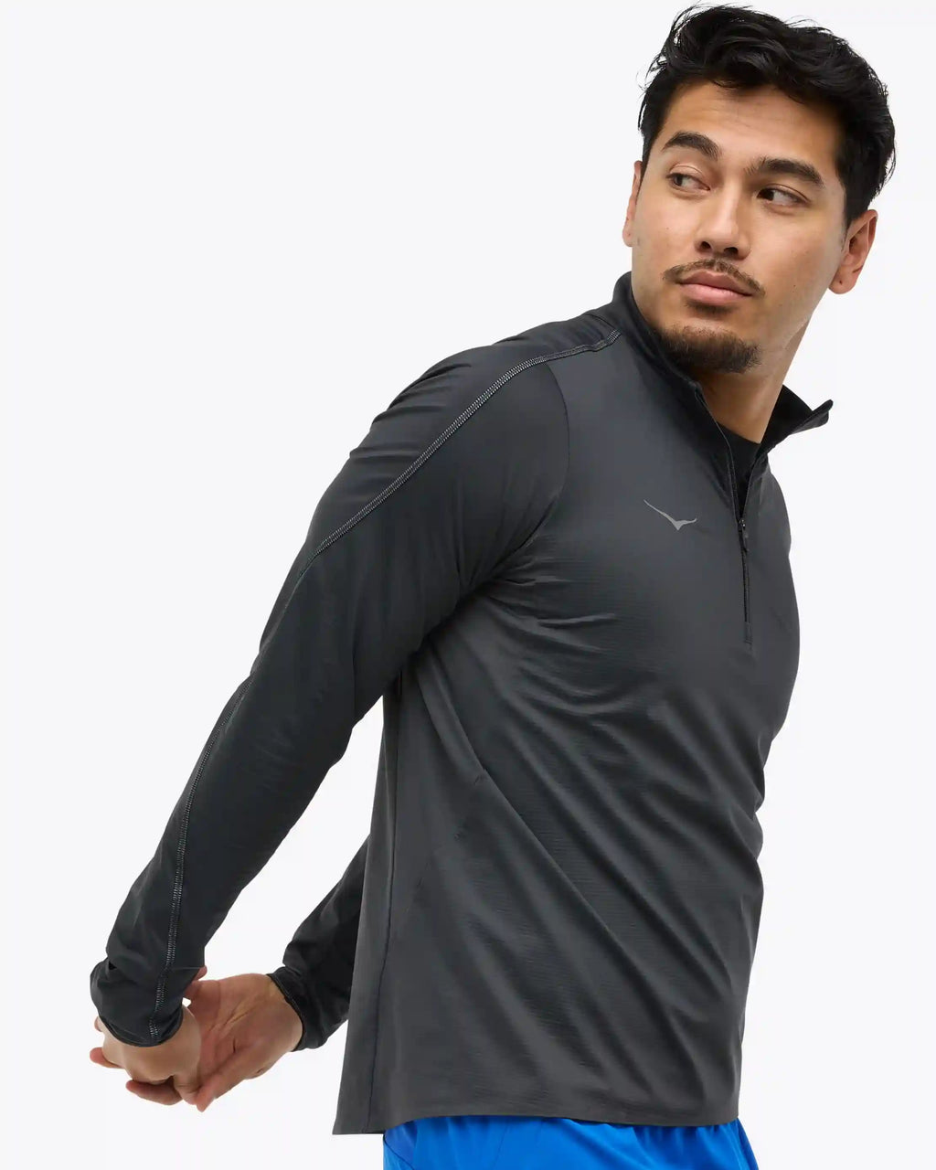 GlideTech Quarter Zip:Faded Navy:XS