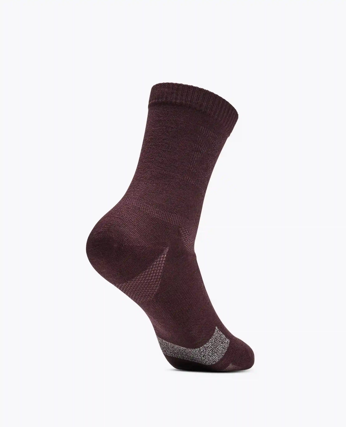 Merino Crew Sock:River Rock Grey:S