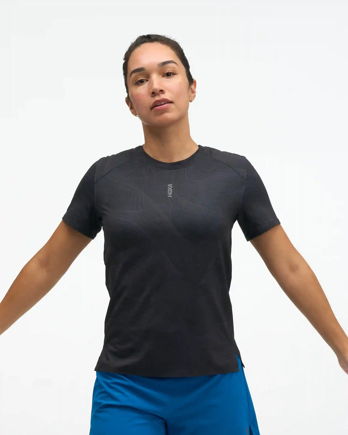 EveryRun Short Sleeve:Varsity Navy / Gold:XS