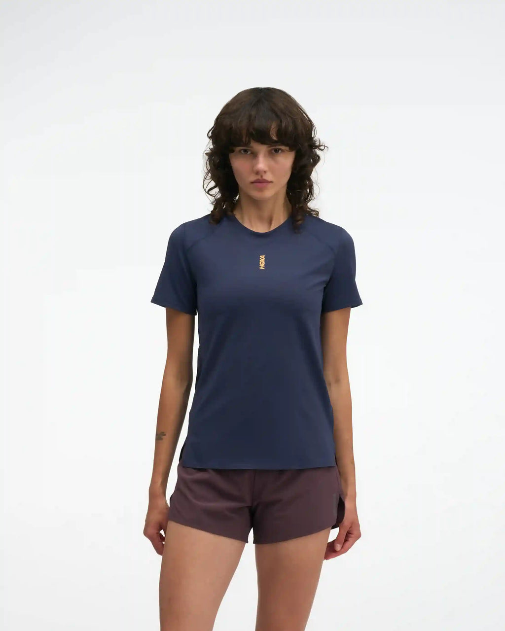 EveryRun Short Sleeve:Varsity Navy / Gold:XS
